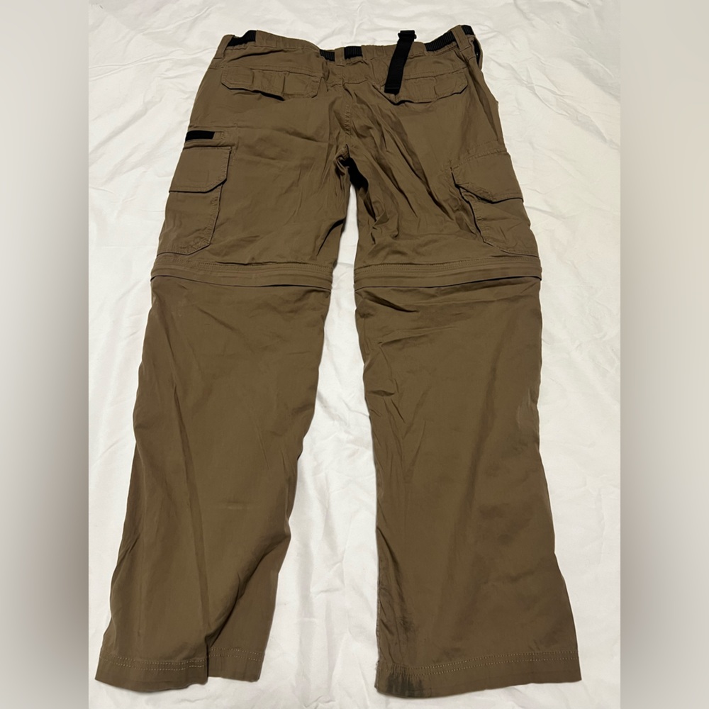Men's Brown Cargo Pants with Multiple Pockets